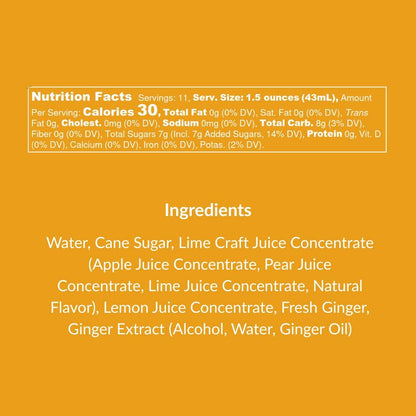 Moscow Mule (Ginger & Lime) Natural Cocktail and Mocktail Mixer, 16 fl oz