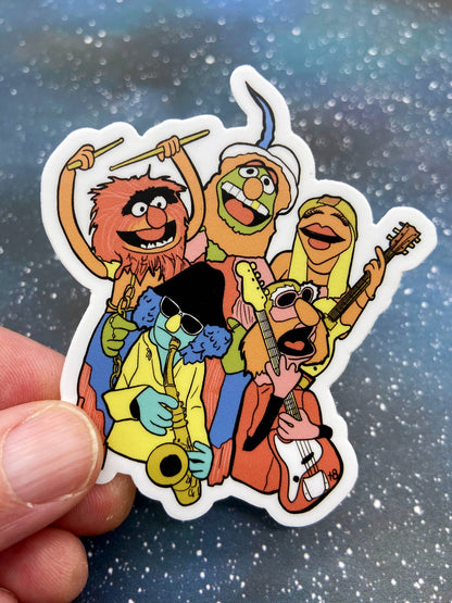 Dr. Teeth and the Electric Mayhem - Muppets - Sticker, Vinyl Decal