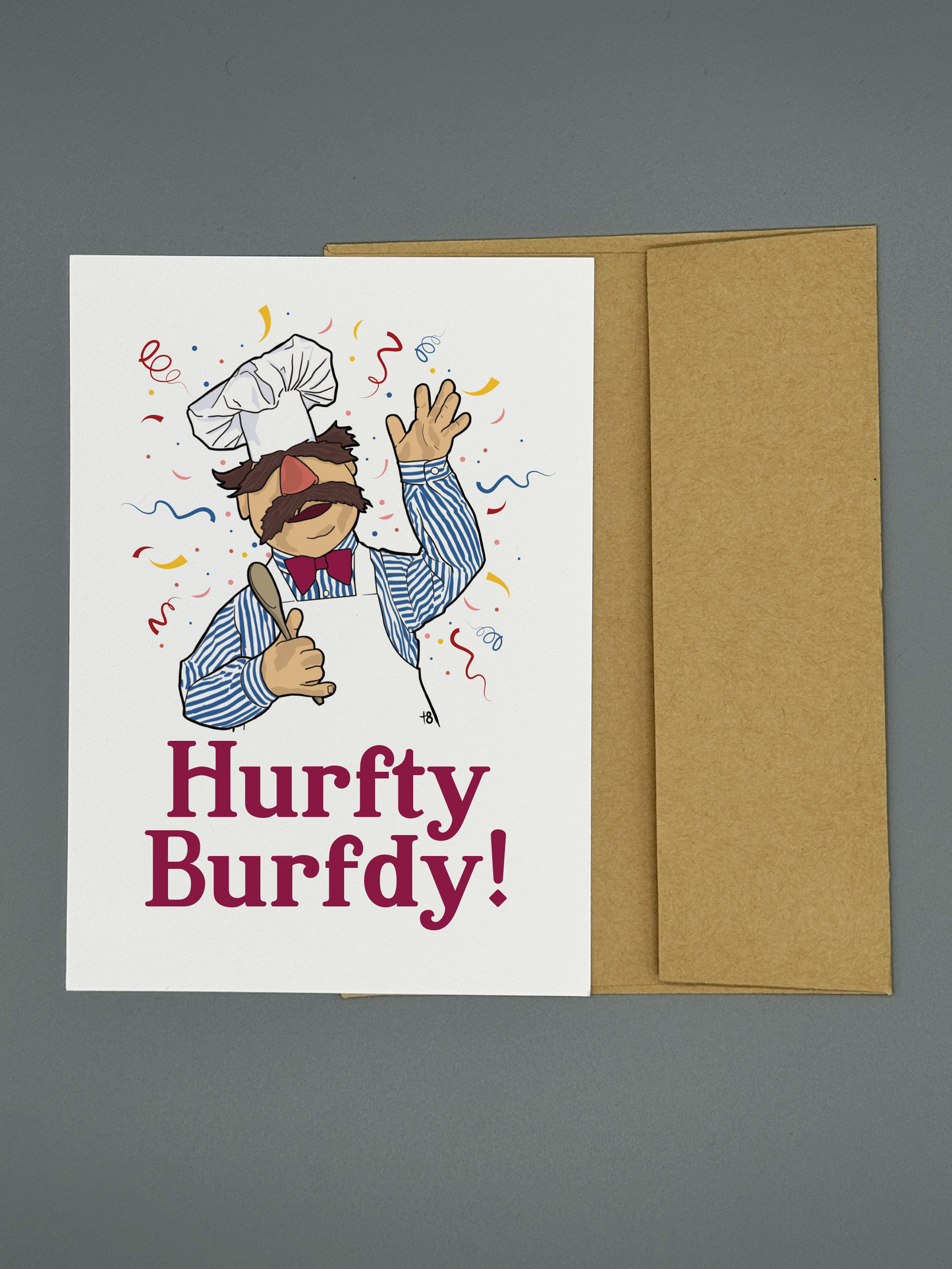Hurfty Burfdy Card - Funny Birthday Card