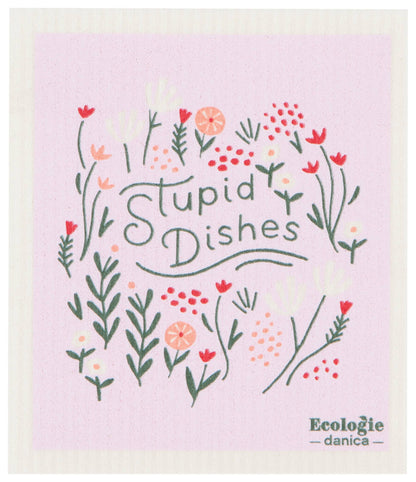 Stupid Dishes Swedish Dishcloth