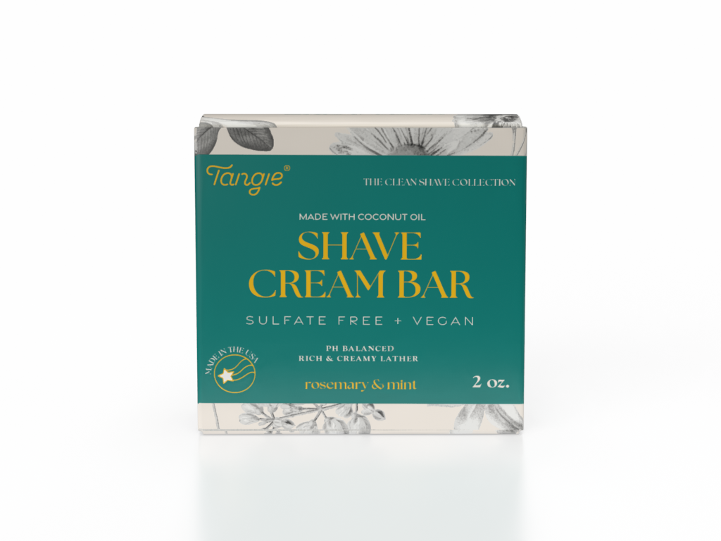 Tangie Shave Cream Bar – Zero Waste Face & Body