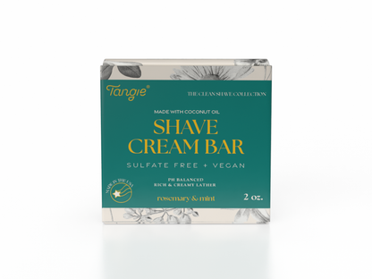 Tangie Shave Cream Bar – Zero Waste Face & Body