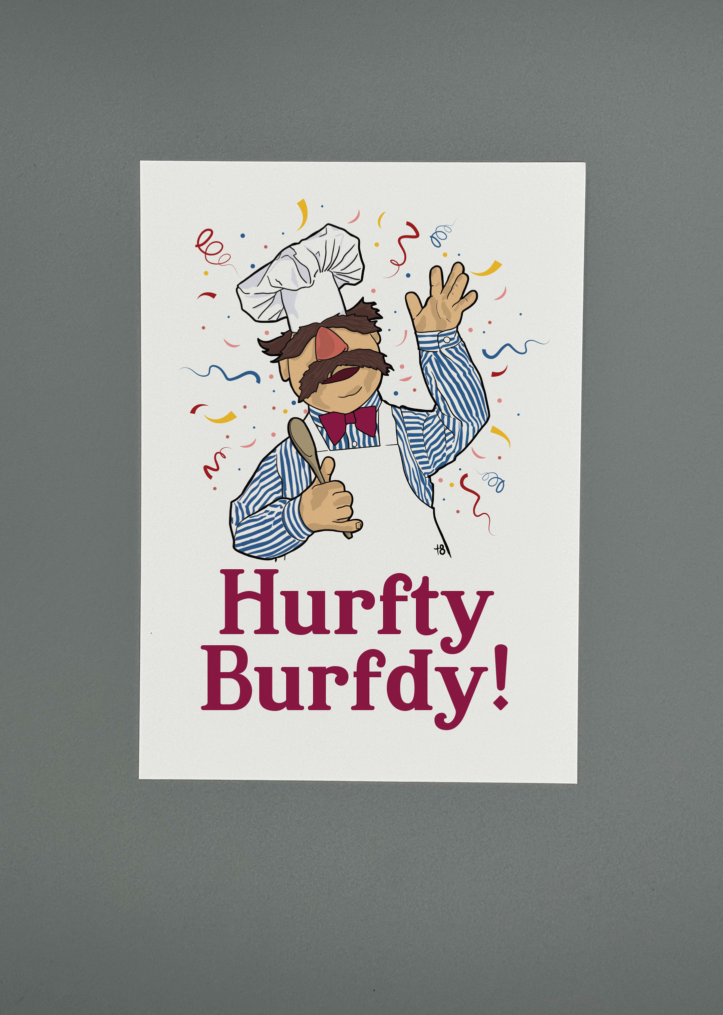 Hurfty Burfdy Card - Funny Birthday Card