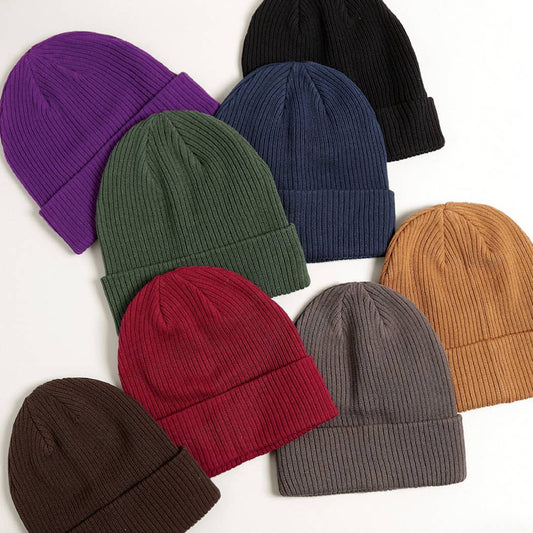 Unisex Cotton Knitted Beanies
