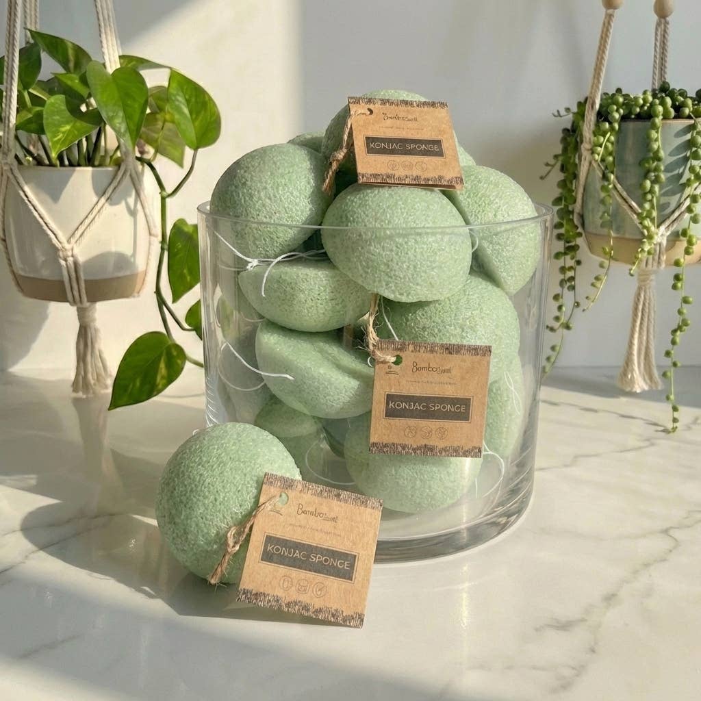 Natural Konjac Facial Cleansing Sponge | Eco Friendly | Zero Waste