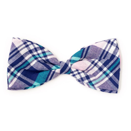 Dog Bow Tie | Madras Plaid Bow | Collar Accessory for Dogs (and cats!)