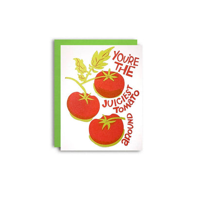 Juicy Tomato - Love Risograph Greeting Card
