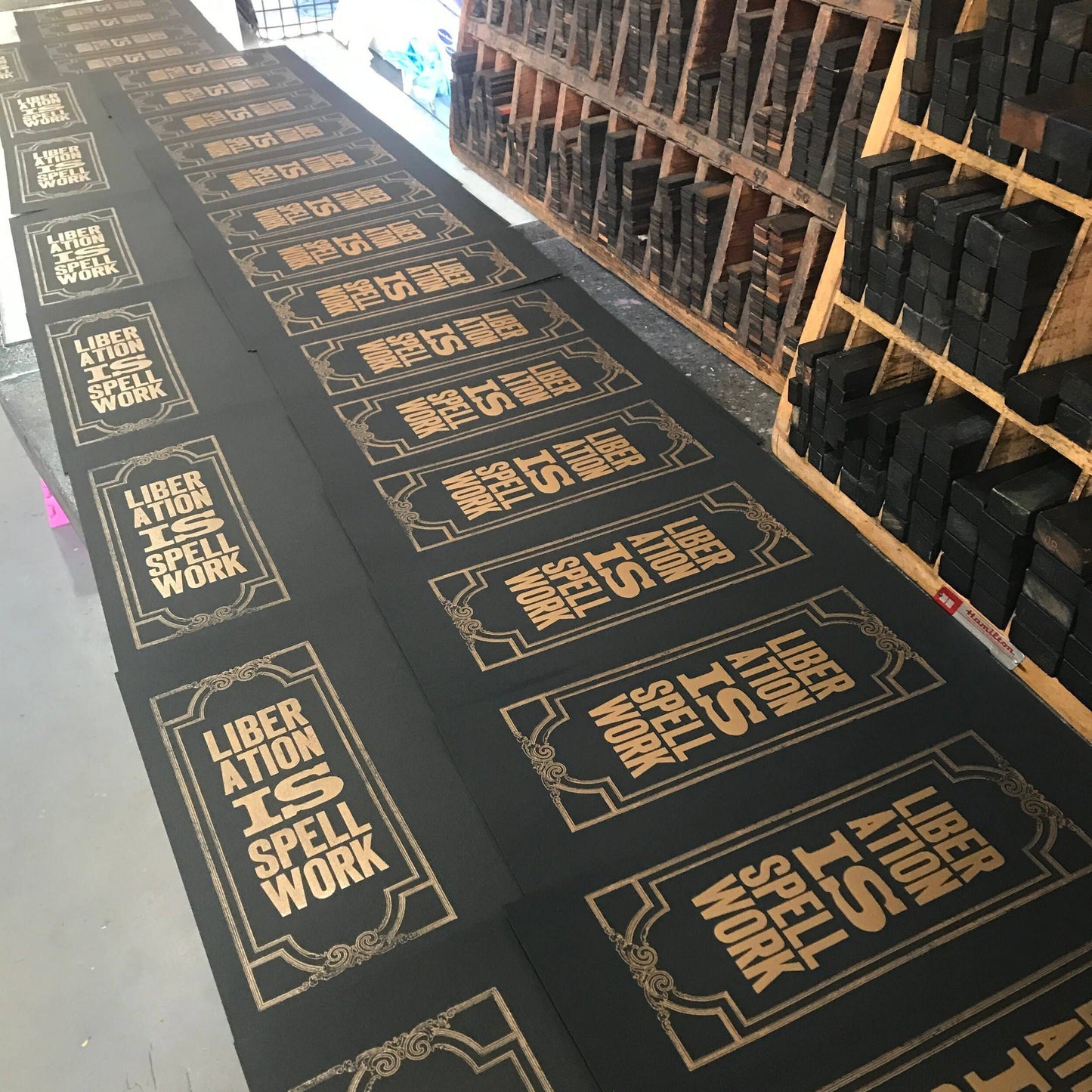 PRE-ORDER — Letterpress Print: Liberation Is Spellwork