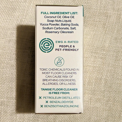 Tangie Floor Cleaner Bar– Multisurface, Pet & Kid-Safe || Zero Waste