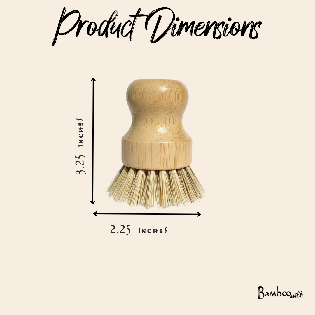 Bamboo Pot Scrubber | Kitchen | Summer Bestseller