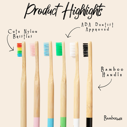 Adult Bamboo Toothbrush | Dental Bestseller