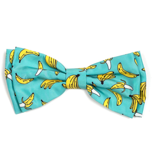 Dog Bow Tie | Go Bananas Print | Collar Accessory for Dogs (& Cats!)