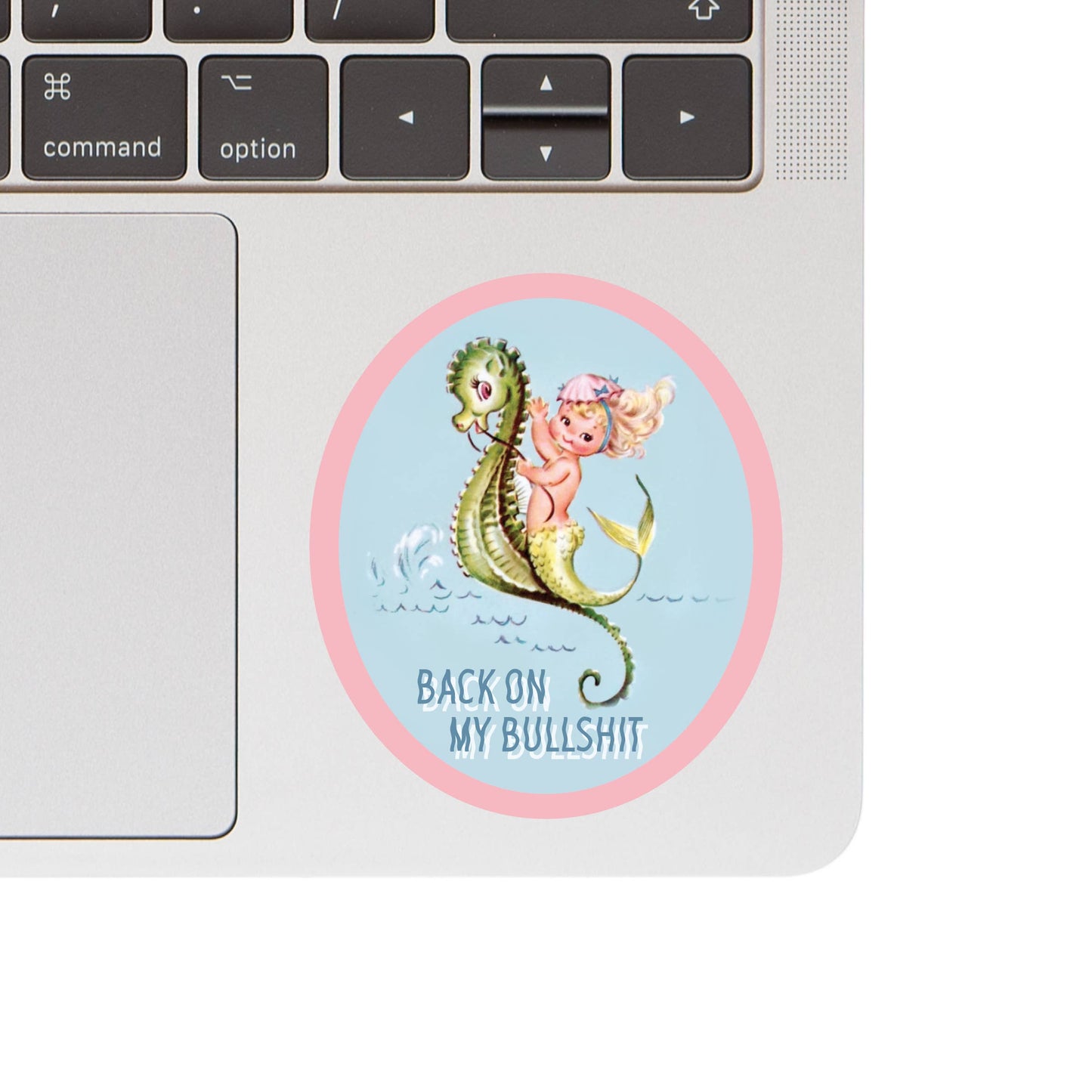 Funny “Back on My B.S.” Swear Vintage High Quality Vinyl Sticker
