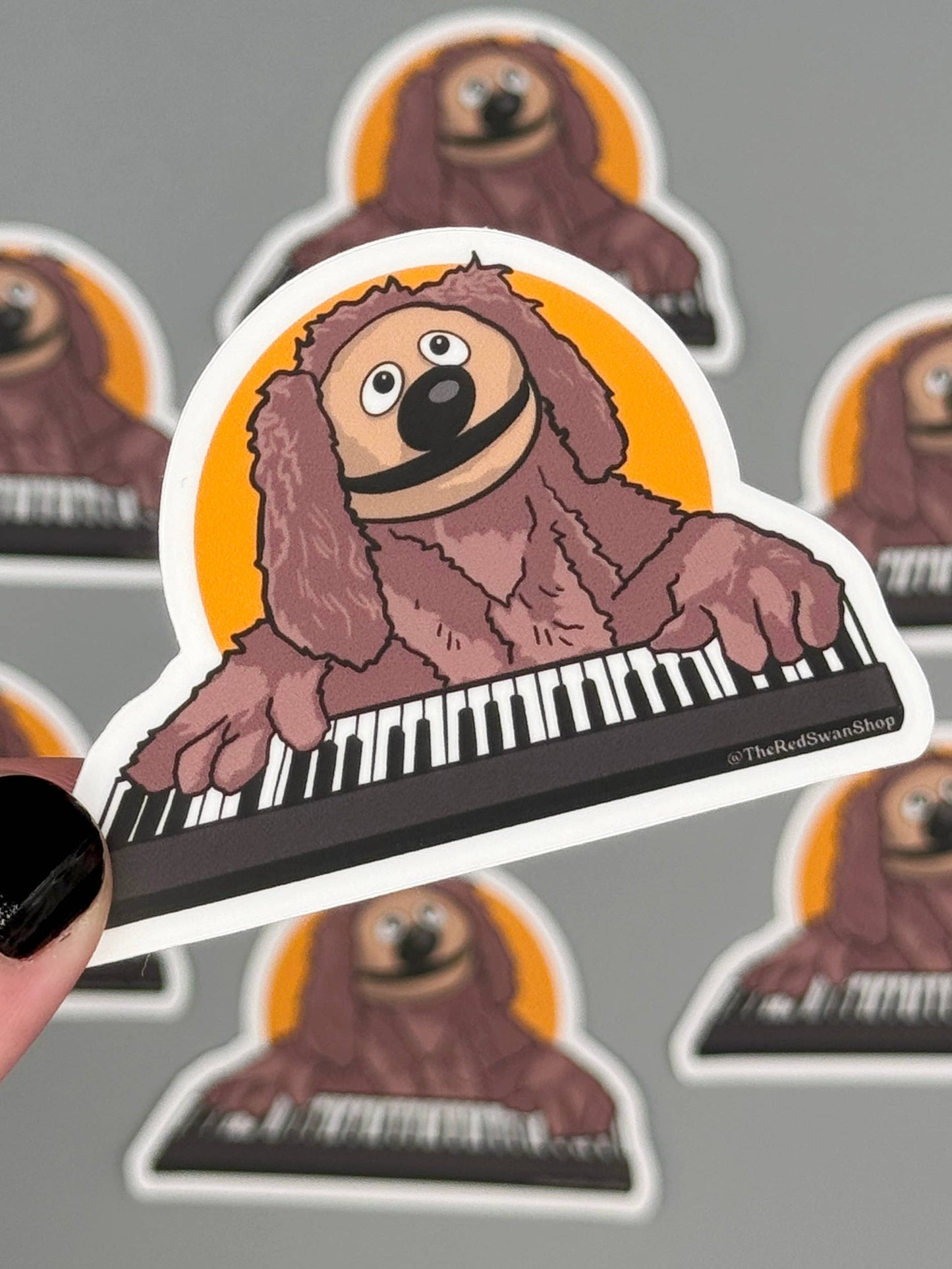 Vinyl Decal - The Muppets - Rowlf Sticker