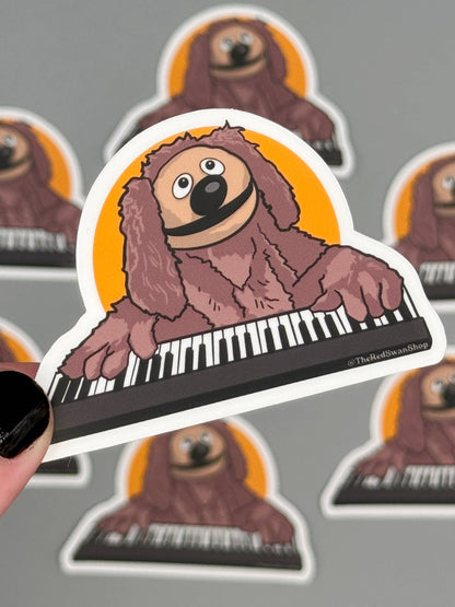 Vinyl Decal - The Muppets - Rowlf Sticker