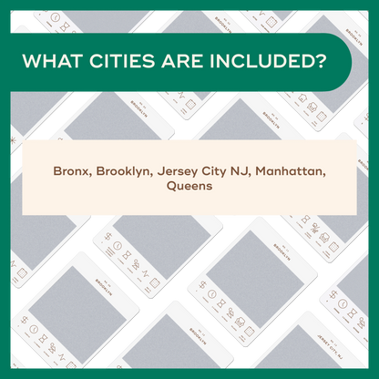 New York City Adventure Bucket List Cards