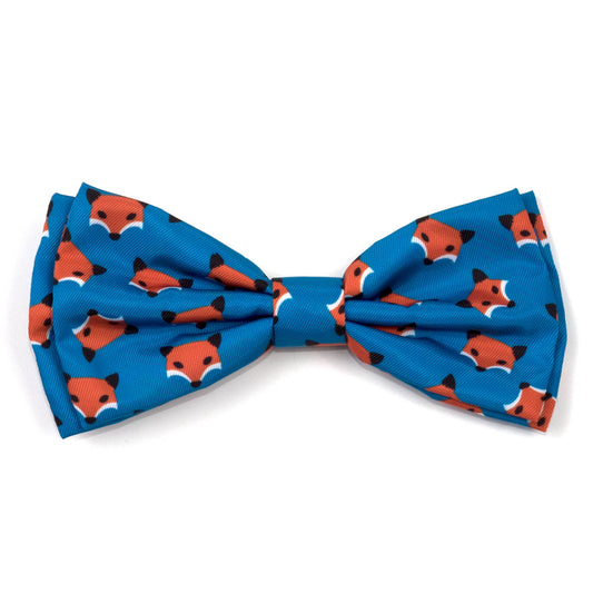 Dog Bow Tie || Foxy Print || Collar Attachment for Dogs (and cats!)