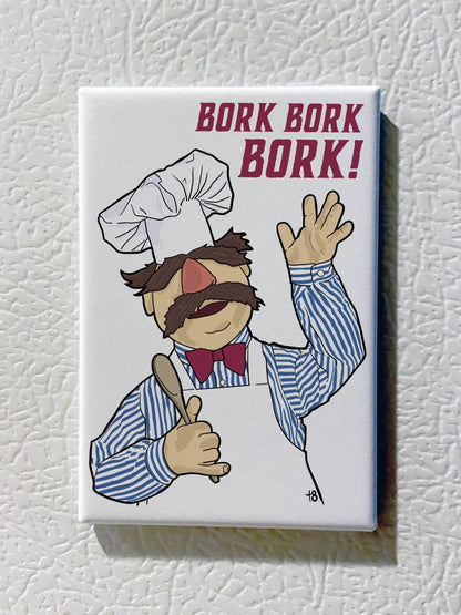 Swedish Chef - Bork Bork Bork! Refrigerator Magnet - The Muppets