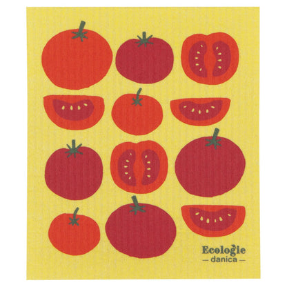 Tomatoes Swedish Dishcloth