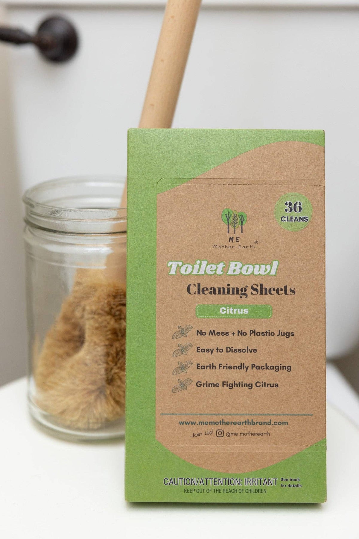 Toilet Bowl Cleaning Sheets: Citrus / Sustainable, Earth-Friendly