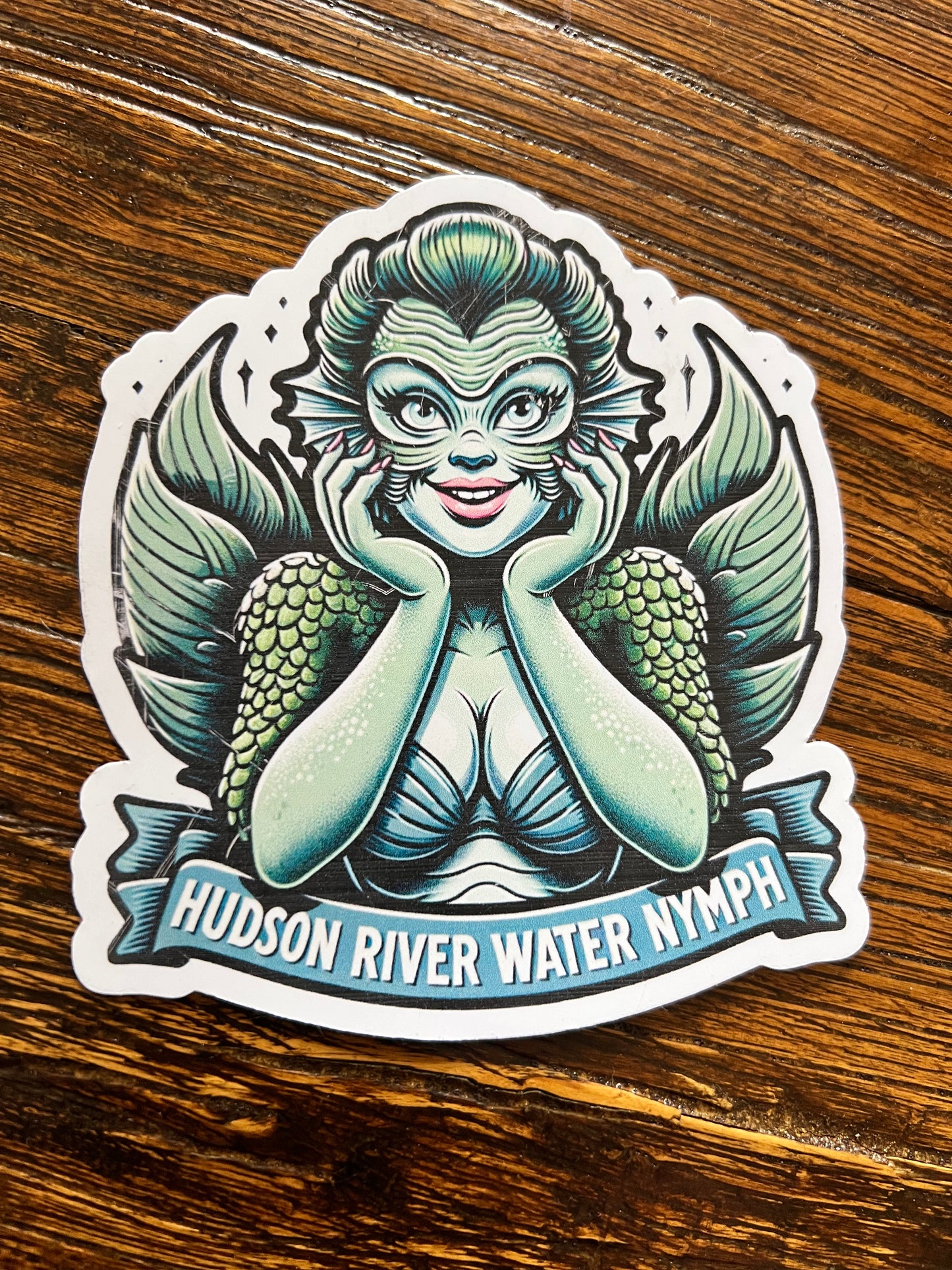 The Hudson River Water Nymph Sticker